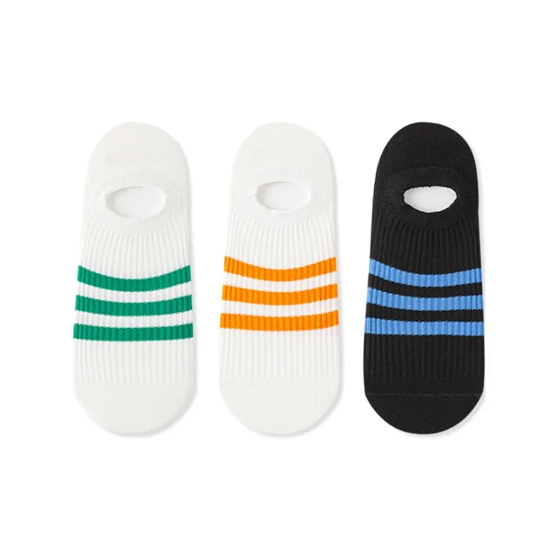 JIAZINI No-Show Socks Men's 3 Pack-0