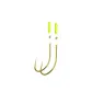 Gold Haixi Barbless Hook[Size 3#4#]with 0.4# Leader Line