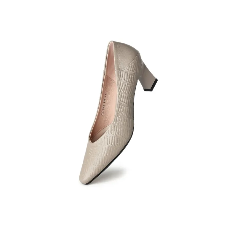 QUICHESHOES Chunky Heel High Heels 5.5cm Women's-7