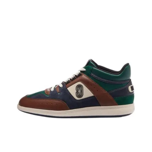 COACH Mid-Top Skateboard Shoes Men's Blue