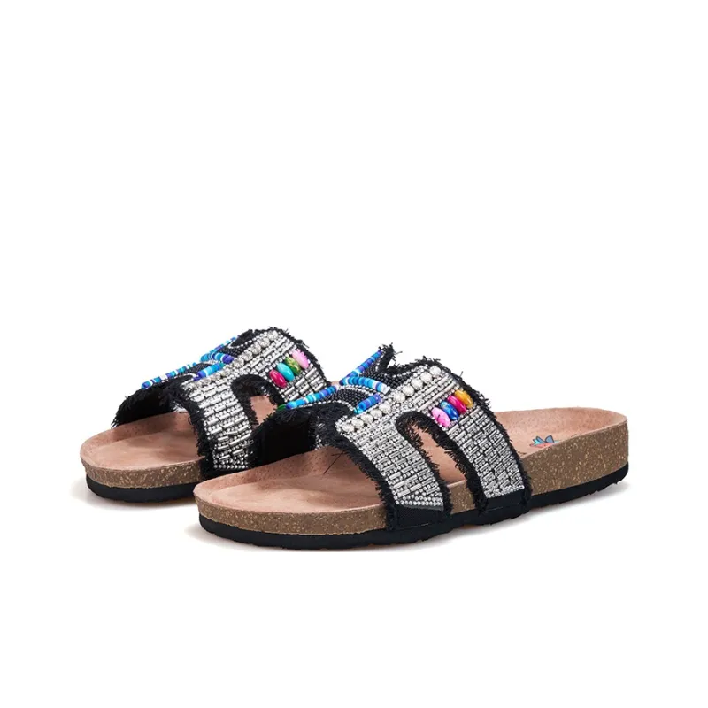 Joy&Mario Slip Resistant Slide Slippers Women's-2