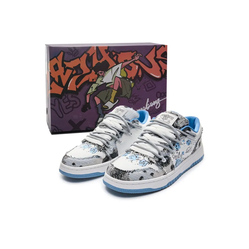 LAZY BONS Low-Top Skateboard Shoes Unisex-1
