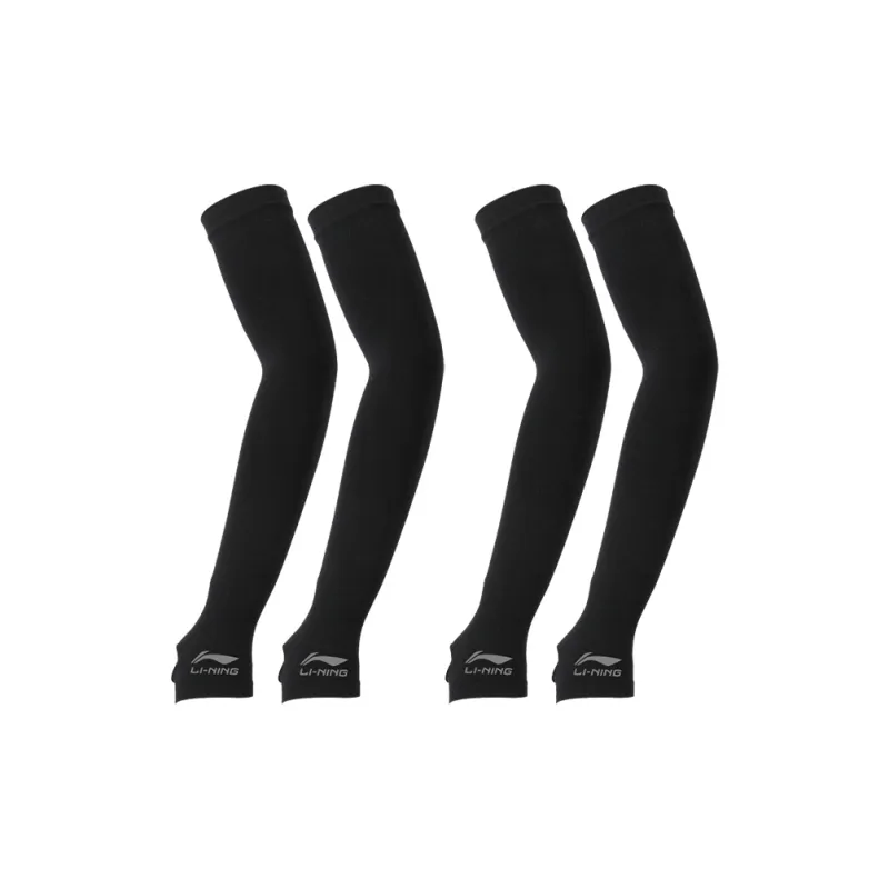 LiNing Road Bike Mountain Riding Gear Cycling Arm Warmers Outdoor Sports Running Travel Long Sleeve Unisex Polyamide-59