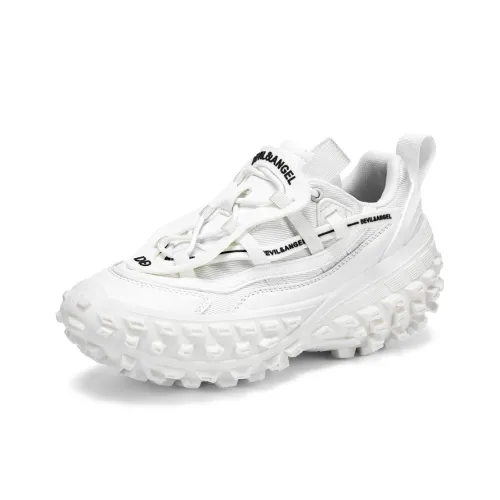 DEVIL AND ANGEL Platform Height Increasing Breathable Low Top Chunky Sneakers Unisex