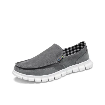 SENGUIBUCK Casual Shoes Men Low Top Dark Gray/Dark Blue/Light Green