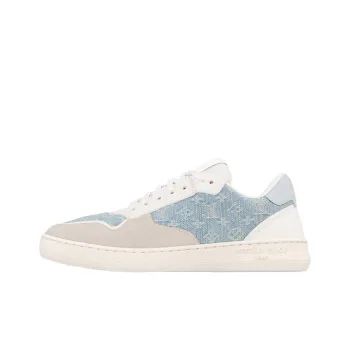 LOUIS VUITTON Stadium Low Top Skateboard Shoes Women's Light Blue