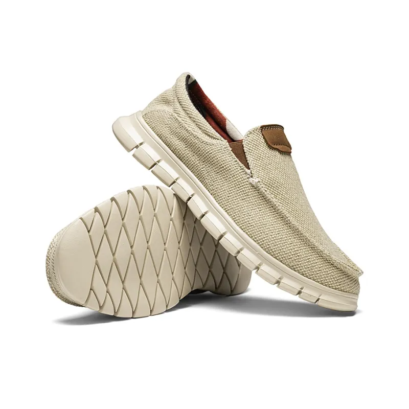 SENGUIBUCK Breathable Lightweight Low-Top Canvas Shoes Men's-1