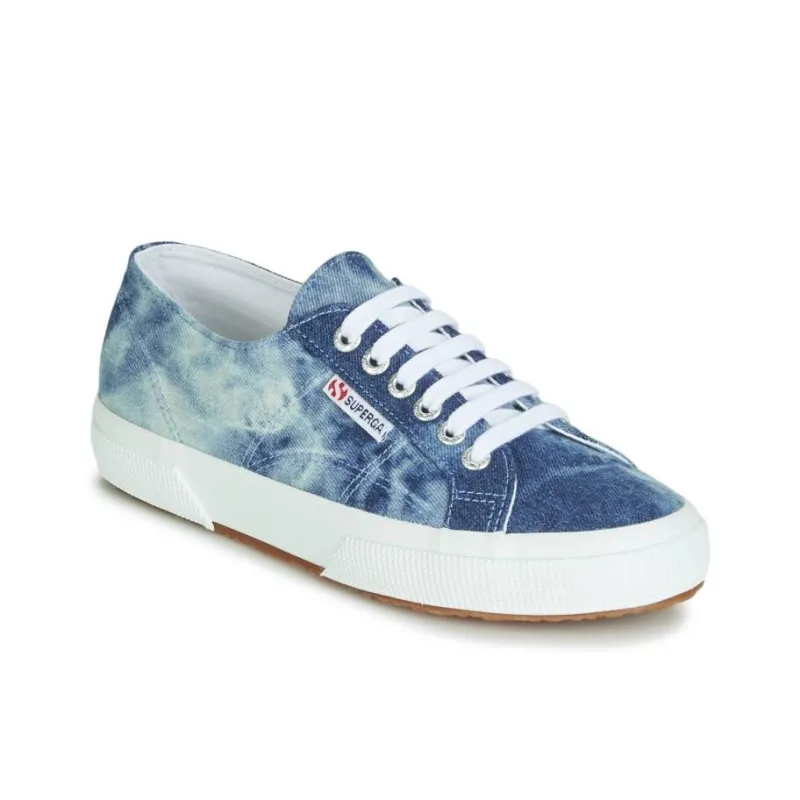 SUPERGA Low Top Skateboard Shoes Unisex Blue-3