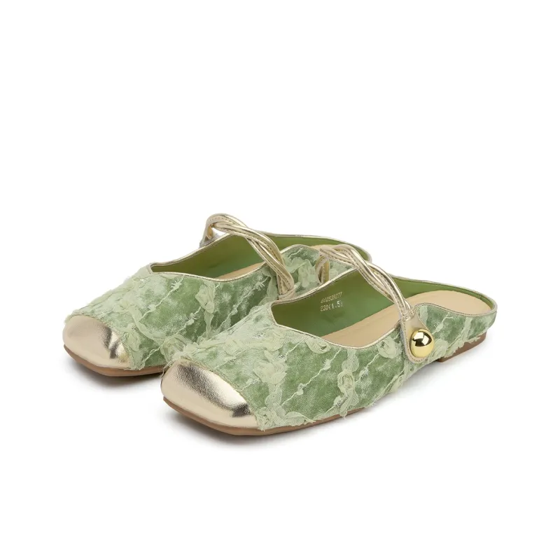 GEMEIQ Quiet Odor Resistant Slip Resistant Wrap toe Slippers Women's-13