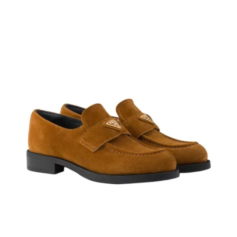 PRADA Loafers Women's Brown-2
