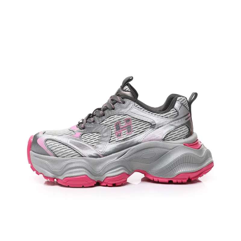 HSTYLE Cushioning Anti-Slip And Wear-Resistant Low-Top Chunky Sneakers Women's-6