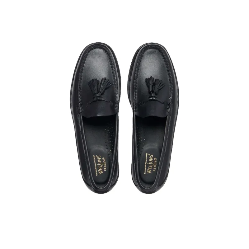 G.H. Bass & Co. Weejuns Larkin Boat Shoes Men's Black-3