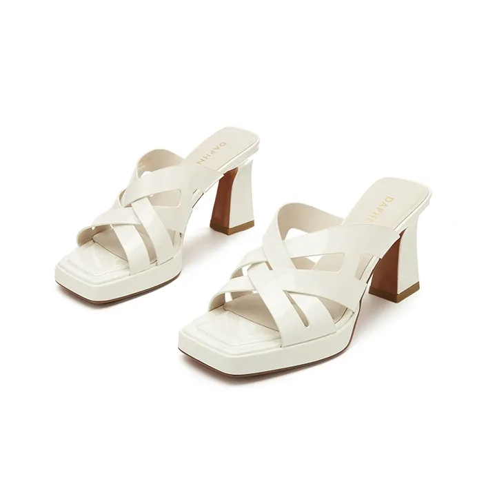 DAPHNE Abrasion Resistant Slide Slippers 8.2cm Women's-2