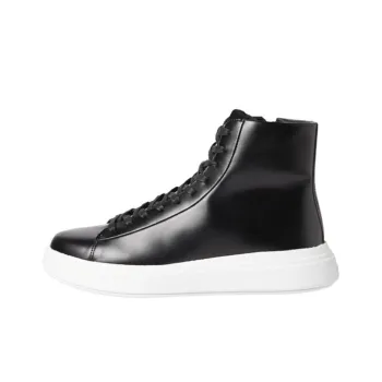 CALVIN KLEIN High Top Skateboard Shoes Men's Black