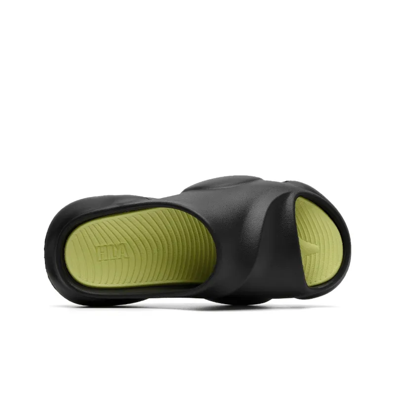 HLA Slide Slippers Men Black/White/Sand-7