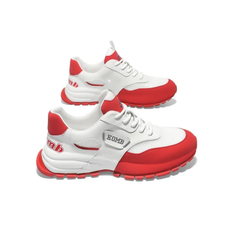 Kolumb Slip Resistant, Waterproof, And Breathable Low Top Casual Shoes Men's White Red-3