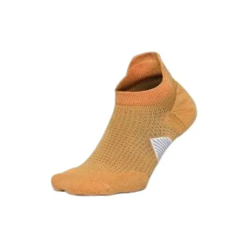 Lululemon T.H.E. Tab *Silver Ankle Socks Men's Emperor Orange/River Stone Color