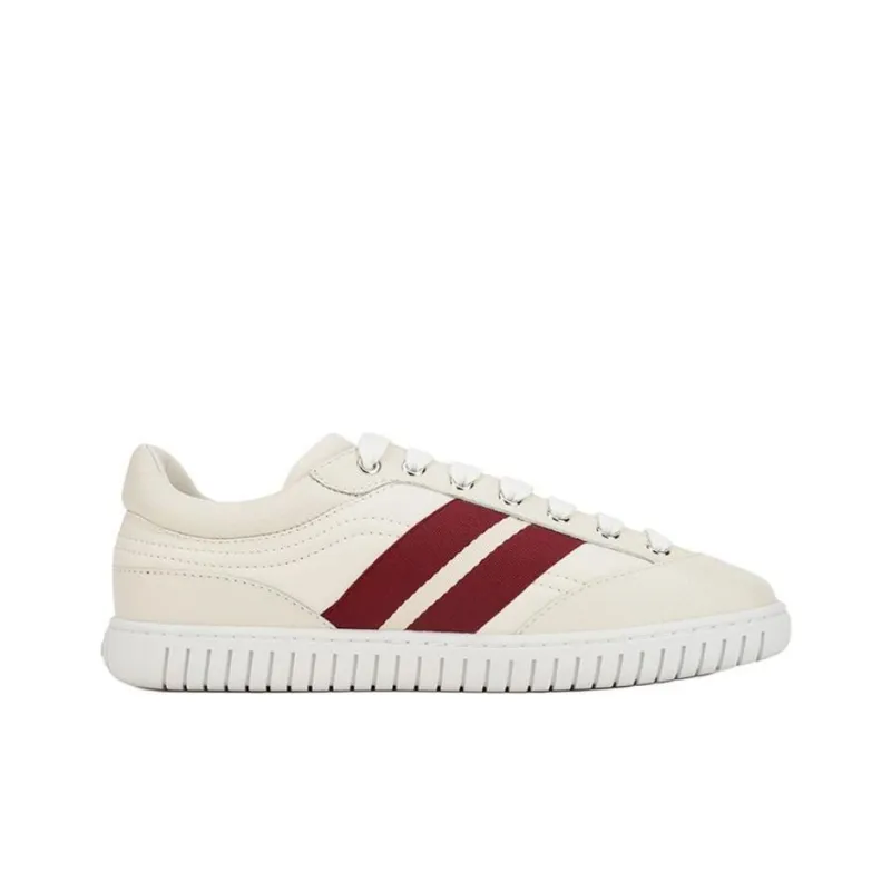 BALLY Low Top Skateboard Shoes Men's Beige-1