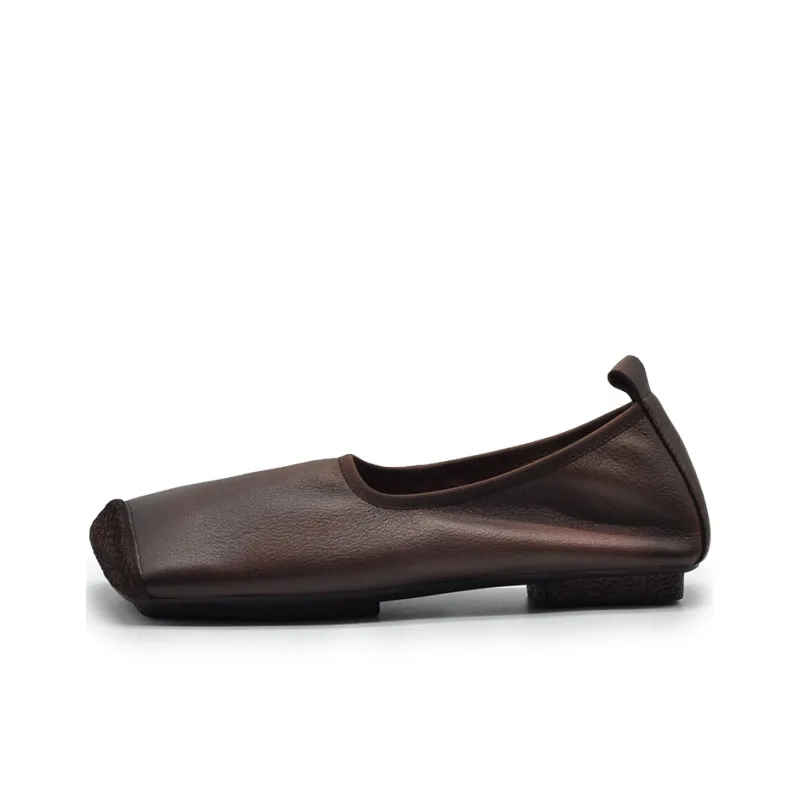 ARTMU Casual Single Shoes Women's Coffee-0