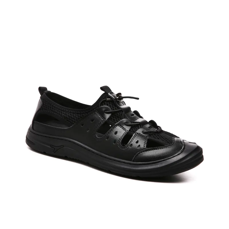 CHINT Beach Sandals Men's Black-4