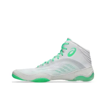 Asics SPLIT ELITE Anti-Slip Wear-Resistant Mid-Top Training Shoes Unisex White Green
