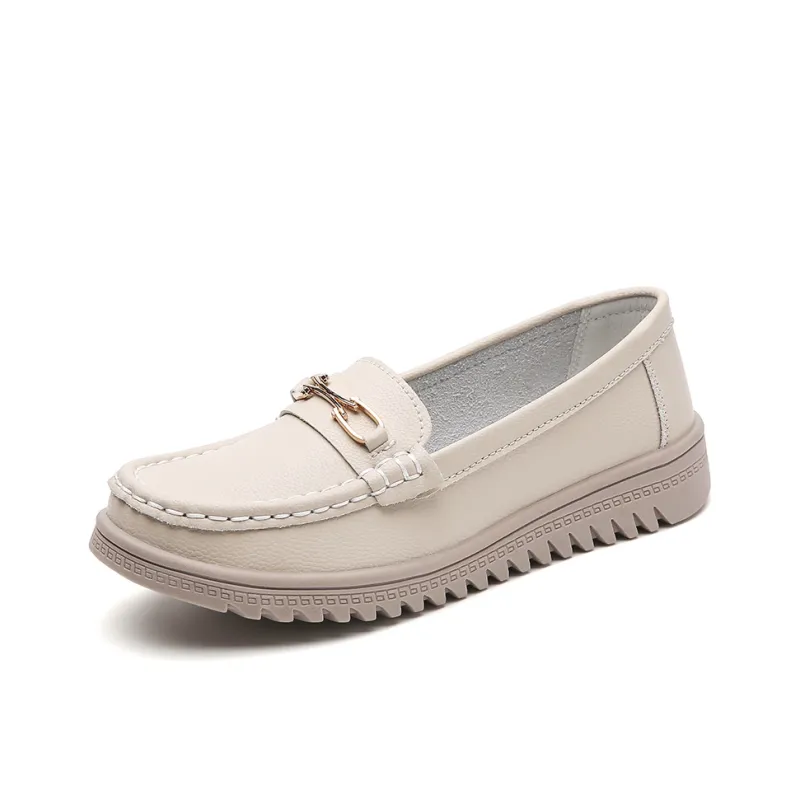 Reivanti Beanie Shoes Women's Beige-0