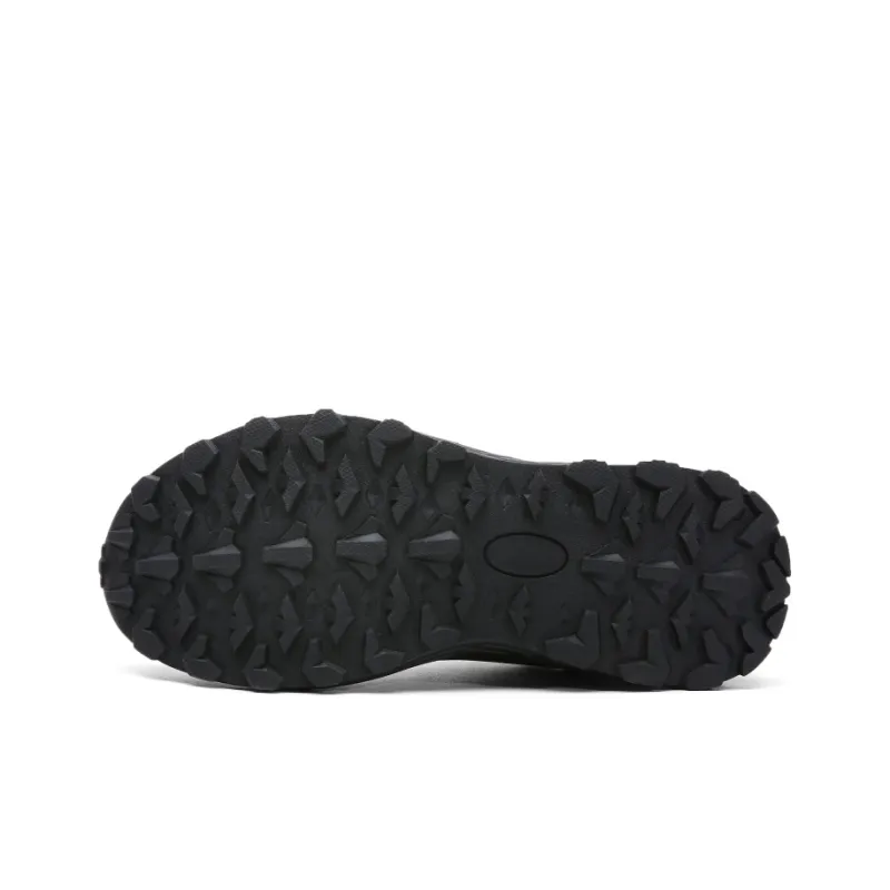 Jeep Cushioning Anti Slip Wear Resistant Breathability Low Top Running Shoes Unisex Black-3