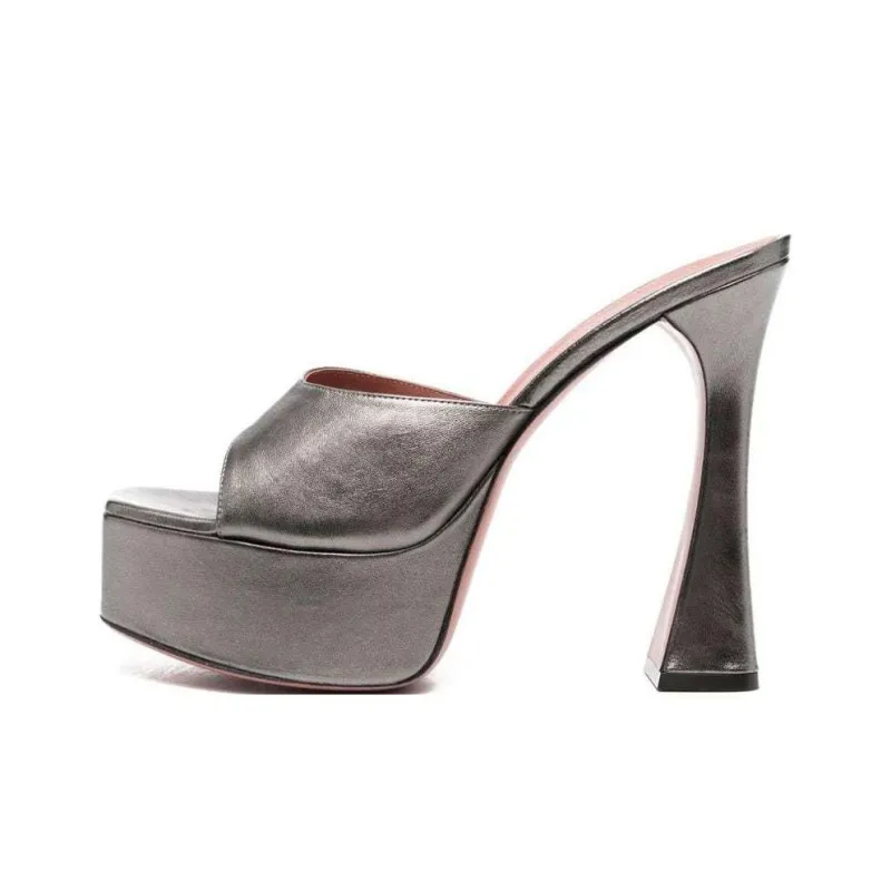 AMINA MUADDI 140mm Dalida Platform Mules Women's-0