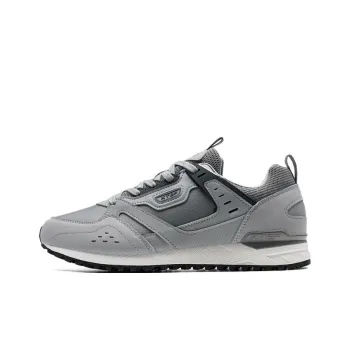 XTEP Classic 80 Abrasion Resistant Slip Resistant Lightweight Low Top Casual Shoes Men's Gray