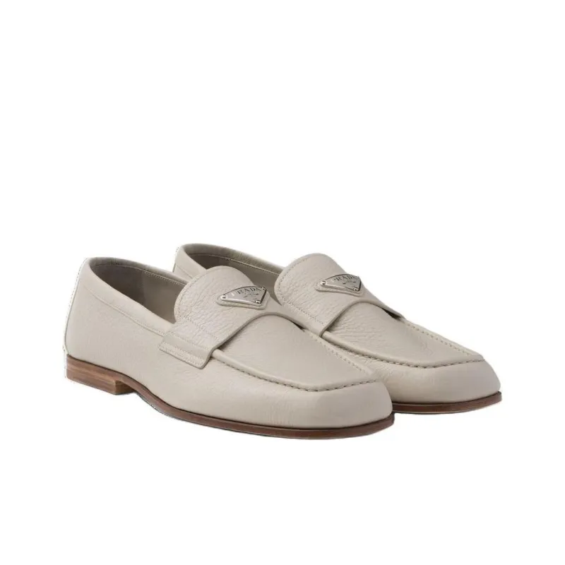 PRADA Loafers 2cm Men's Loose Stone Color-2