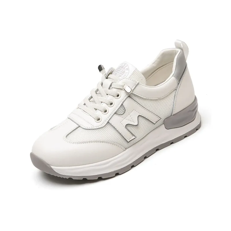 Cigna Breathable Mid-Top Mid-Age Mother Shoes-5