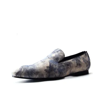 NORVINCY Loafers Unisex Ink Splatter Blue