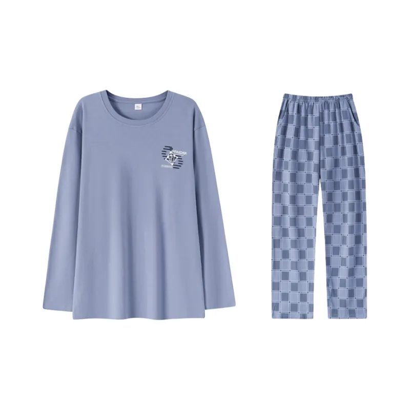 Qiao Ni Tong Pajama Set Men's Image Color-0