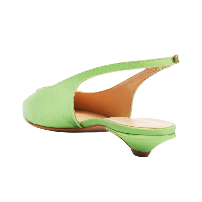 Schutz Evan Flat Casual Single Shoes 3cm Women's Green-3