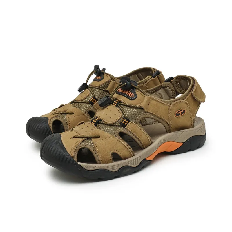 G.N.SHIJIA River Trekking Shoes Men Gray Blue/Earth Yellow-15