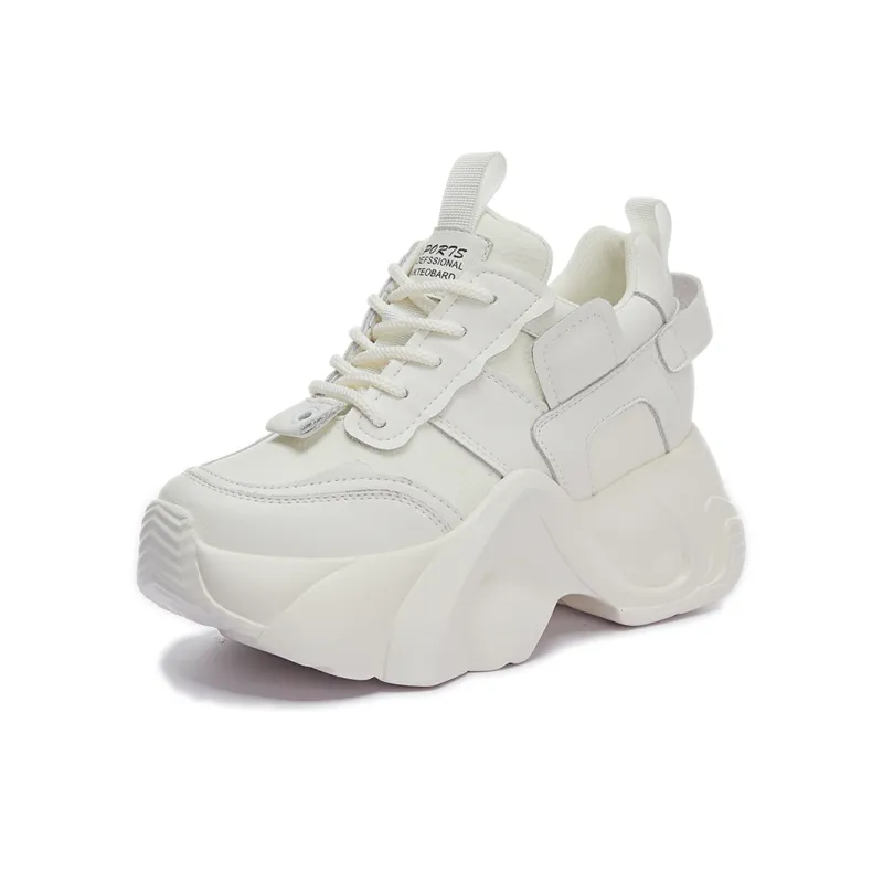 NRDROFFICIAL Anti-Slip And Wear-Resistant Water-Resistant Low-Top Chunky Sneakers Women's-0