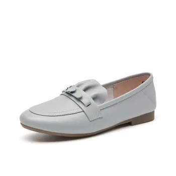 DG Loafers Women's Ecru/Gray Blue