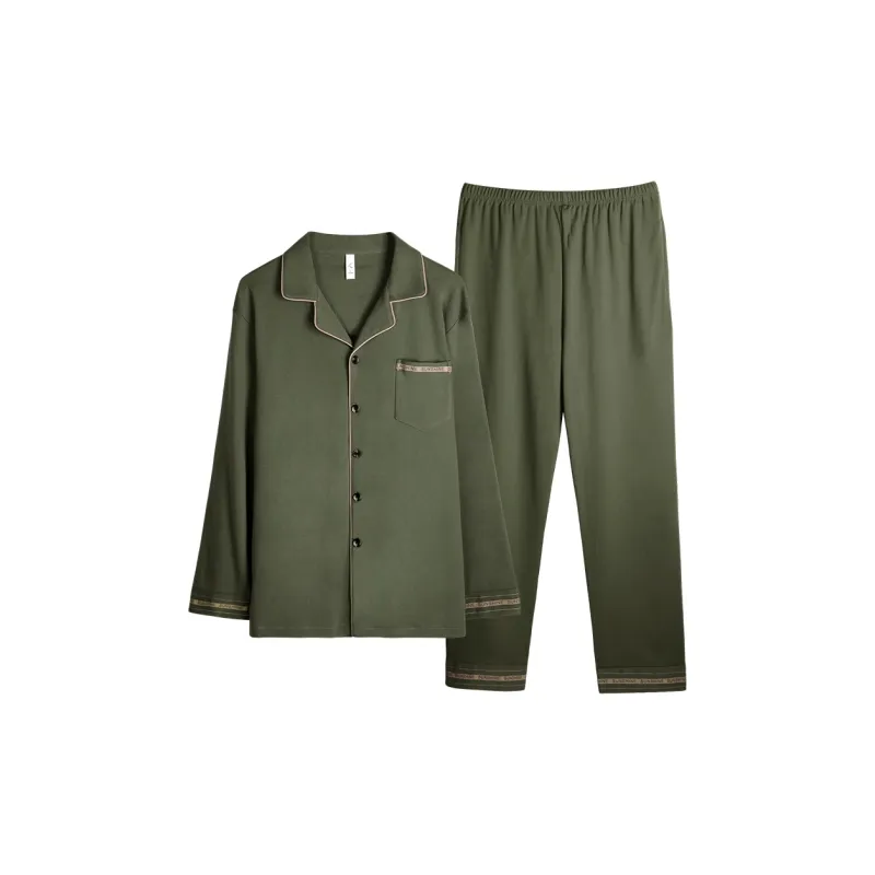 Xuan Liang Pajama Set For Spring And Autumn Men's-9