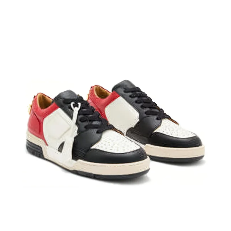 Buscemi AIR JON Skateboard Shoes Men's White-2