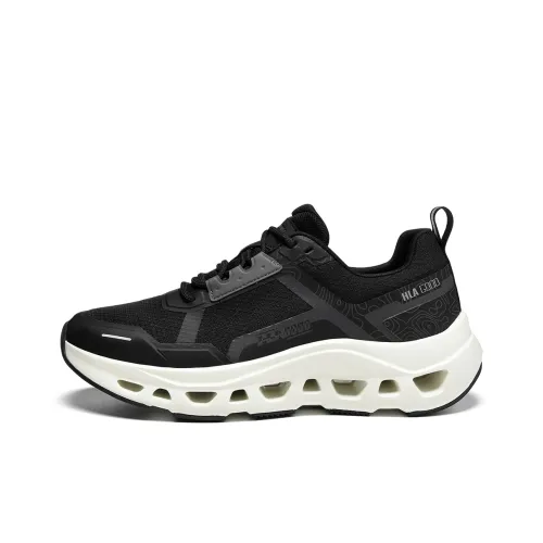 HLA Trendy Height Increasing Breathable Mesh Athletic Shoes Wear Resistant Platform Casual Shoes Chunky Sneakers Men's