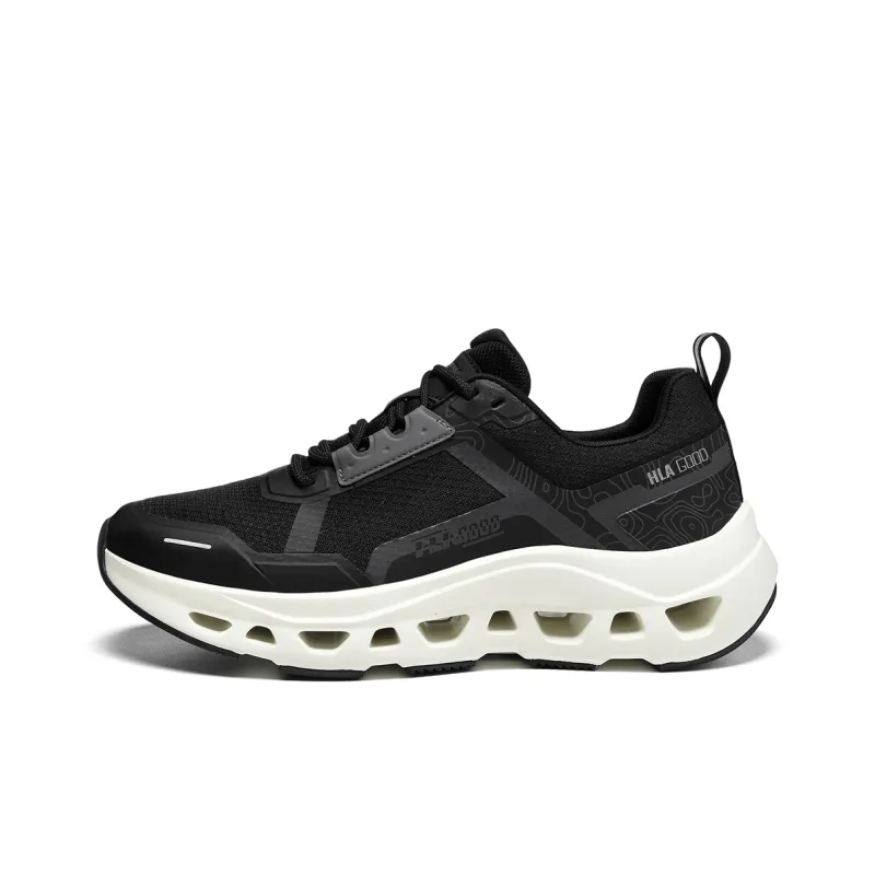 HLA Trendy Height Increasing Breathable Mesh Athletic Shoes Wear-Resistant Platform Casual Shoes Chunky Sneakers Men's-0