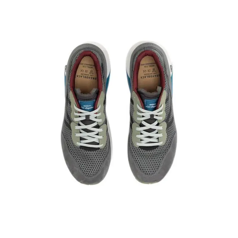 Vibram x BRANDBLACK Breathable Lightweight Low-Top Running Shoes Men's Charcoal Gray-4