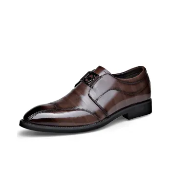 MODENGPAN Dress Shoes Men's Black