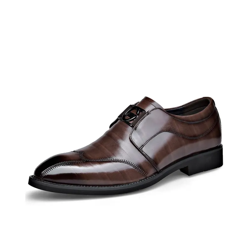 MODENGPAN Dress Shoes Men's Black-0