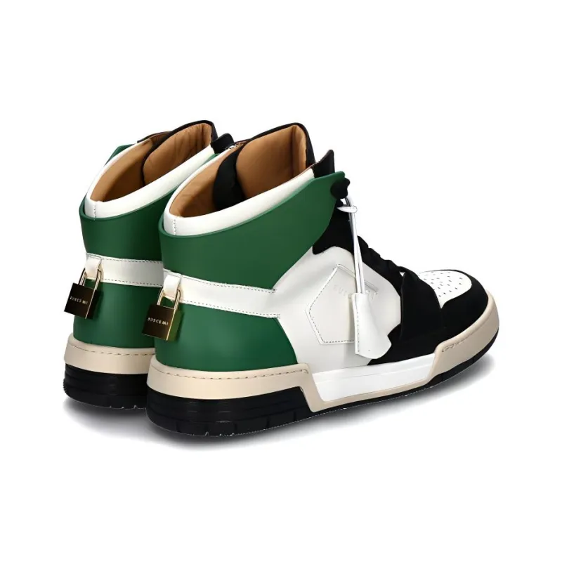 Buscemi AIR JON Skateboard Shoes Men's Green-2