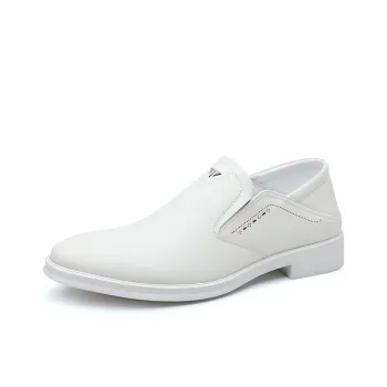 PTLS Dress Shoes Men Low Top Black, White