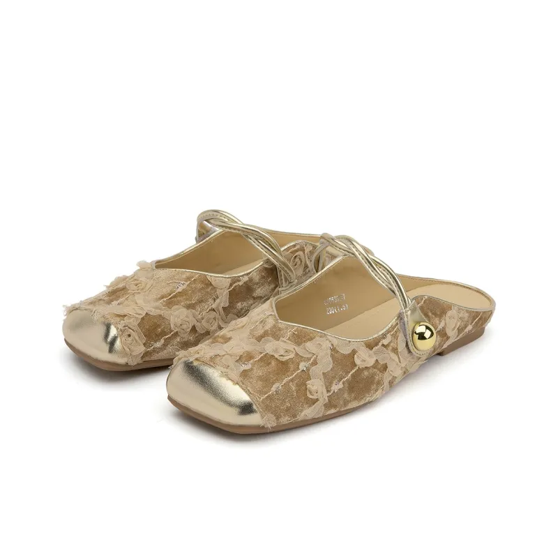 GEMEIQ Quiet Odor Resistant Slip Resistant Wrap toe Slippers Women's-7