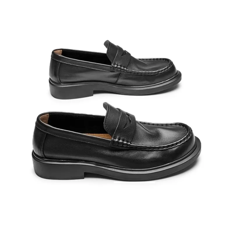 LEYGMENLG Men's Casual Shoes Men Low Top Black/Apricot-1
