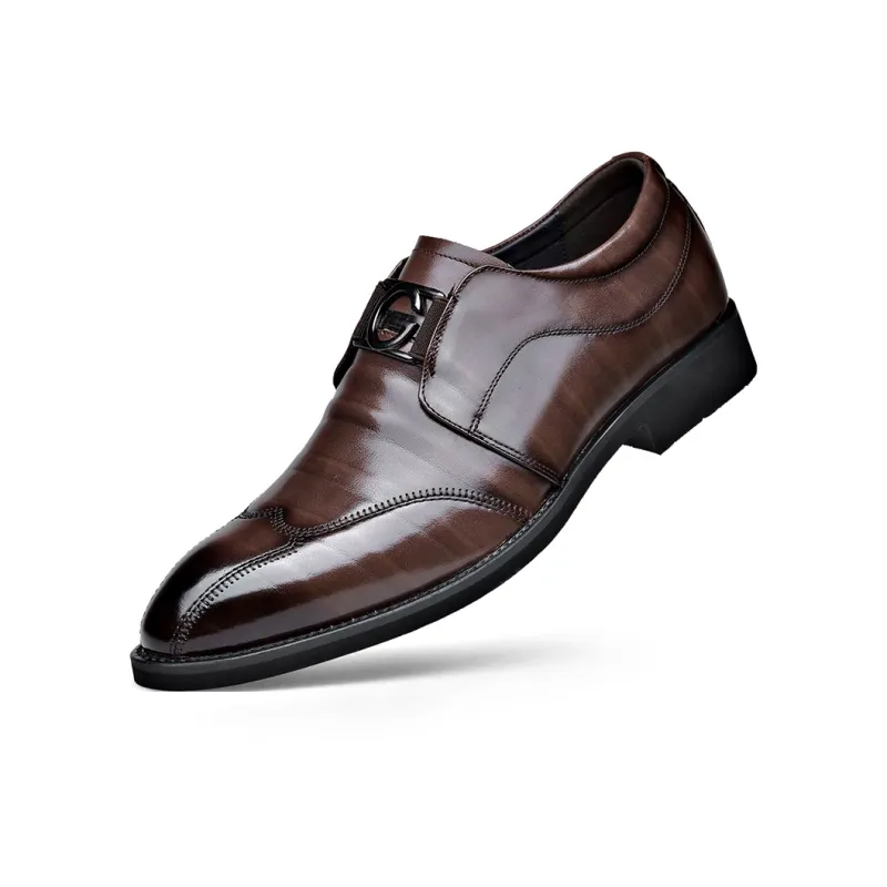 MODENGPAN Dress Shoes Men's Black-1