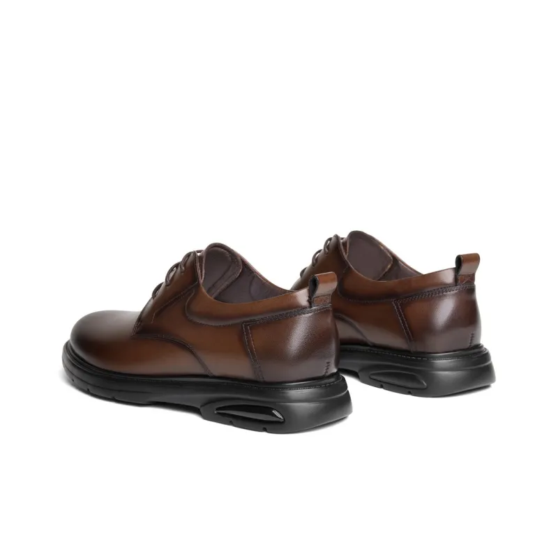 BELLE Dress Shoes Men Low Top Black-8